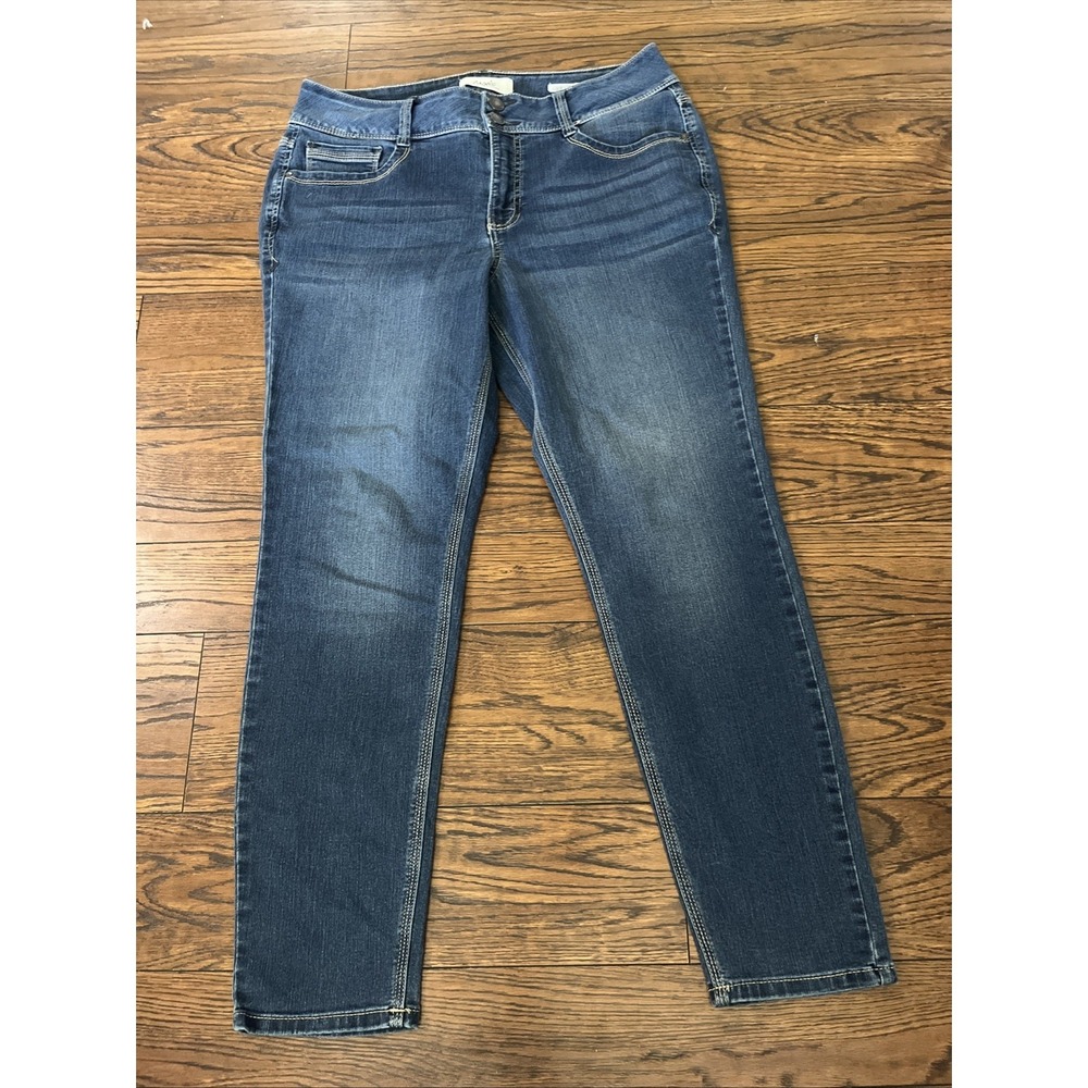 Angels Forever Young Curvy Skinny Jeans 12 Back Pocket Design